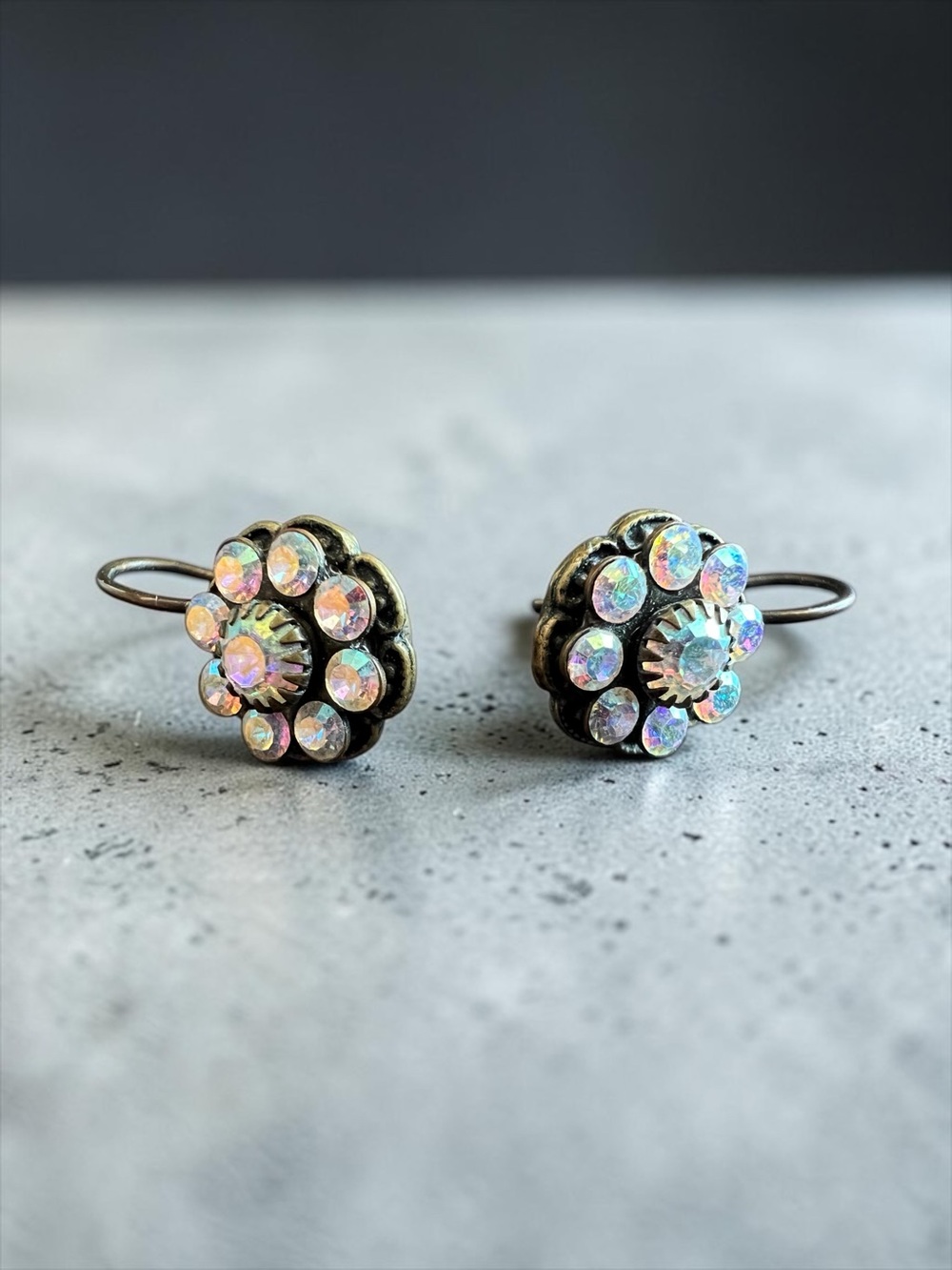 💖 Kenny Ma San Francisco AB Crystal Earrings 💖